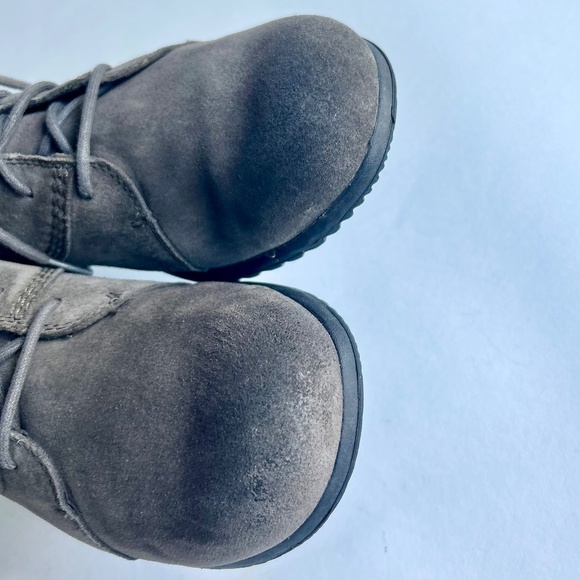 Men’s Sorel Brown Grey Suede Genuine Leather Lace Up Ankle Boots size 10.5 - Picture 11 of 14